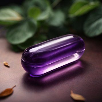 Капсула желатиновая 100 тыс/ шт фиолетово-фиолетовая Violet / Violet, размер "0" BK-0015 фото